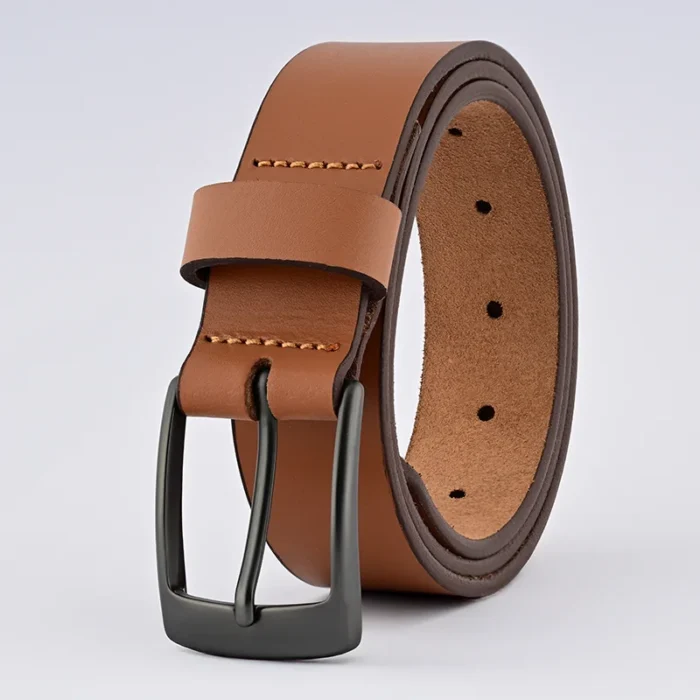 Leather Belts Pakistan - 35mm Belt - Tan Leather Belt